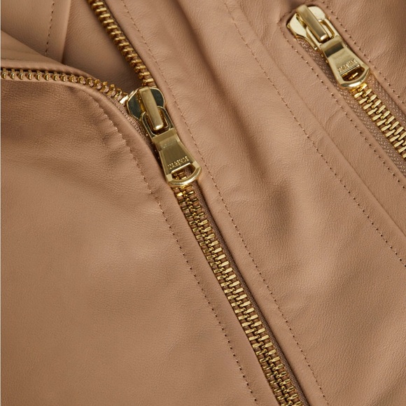 L’AGENCE Lyric Leather Peplum Jacket - Picture 4 of 4